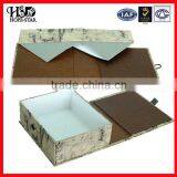 2016 Luxury Handmade Box Hot Stamping Box Gold Logo Cardboard Folding Shose Paper Box thumbnail-5