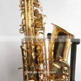 High Class Hot Sale Eb Gold Lacquer Alto Saxophone thumbnail-3