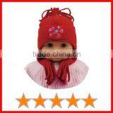 Cute Polar Fleece Girls Winter Hat (SU-KH33034)