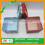 LED Lights Xmas Decorations Paper Box Handmade 2016 Lid and Base Box thumbnail-5