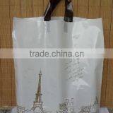 Customized Logo Plastic Clothes Bags With Handle thumbnail-2
