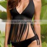 BSC045 Open Hot Sexy Girl Fission Pure Triangle Bikini Swimwear thumbnail-2