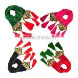 China Embroidery Silke Shawls Ladiese Scarves Chiffon Hijob Fashion With Tassel thumbnail-6