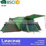 Hot Selling Windproof Outdoor Two Room Camping Tent