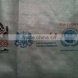 White Printed Recycled Waterproof Poly Tarpaulin