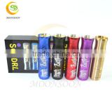 2016 hot selling mechanical 18650 mech mod SCNDRL 24mm wholesale black red blue purple brass and copper