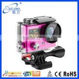 CE FCC Waterproof Amba A12 Chipset Real 4K 360 Action Camera