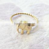 Minimalism women twisting rings affordable elephant wedding rings