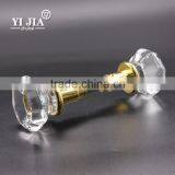 2 1/6 Inch Bling Interior Door Set Octagon Shape Door Hardware Glass Knobs