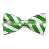 Twill White Stripe - Kelly Green Bow Ties Female Bow Ties thumbnail-1