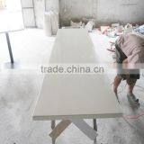 Simble Counter for Fast Food , Solid Surface Table Top With Stainless Table Base thumbnail-6