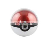 Newest products 2016 pokemon go power bank red cute pokeball power bank with usb cable
