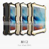 LOVE MEI MK2 Powerful Metal Aluminium+Gorilla Glass +LEATHER FLIP COVER Hybrid Case for IPAD MINI4 LOVE MEI Case ANTI-SHOCK