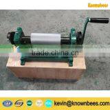 beeswax comb foundation sheet embossing machine with roller length 195 mm