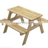 High Quality Outdoor Kids Children Wooden Picnic Table thumbnail-3
