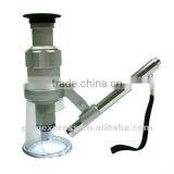 40x Mini Portable Measuring Microscope + Helicoid Focusing + LED Penlight thumbnail-4