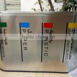 Arlau Outdoor Stainless Steel Classified Dustbin thumbnail-4