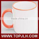 Promotional Gitem White Coated Ceramic White Blank Sublimation Mug thumbnail-3