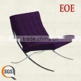 purple fabric chair leather sofa with footrest sofa with footrest