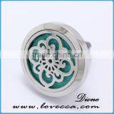 Factory Wholesale Stainless Steel Aromatherapy Locket Necklace thumbnail-1