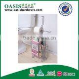 The Latest and Simple Magazine Wearing Rack Toilet Magazine Holder and Paper Holder /Chrome Wall Mount Magazine Rack and Toilet thumbnail-1