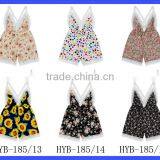 Wholesale New Fashion Bay Summer Cotton Onesie Floral Romper White Lace Childrens Playsuit thumbnail-6