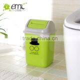 Emc Plastic Waste Bins With Cover, 20L Square Shape Plastic Waste Bins With Cover thumbnail-5