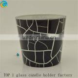 Embossed Green Glass Vase Glass Jars for Sale thumbnail-2