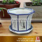 New Year 2015 Excellent Quality Flowerpot White Ceramic for Home Decoration thumbnail-2