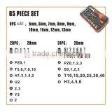 65pcs Mini Bits Set Hand Socket Sets Ratchet Screwdriver Drive Wrench thumbnail-3