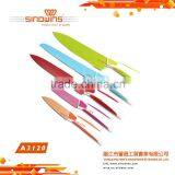 A3120 New Design Hot Sale Non-stick Coating 5PCS Stainless Steel Knife Set thumbnail-3
