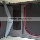 White Fiberglass Shell Hard Roof Top Tent for USA Marketing thumbnail-3