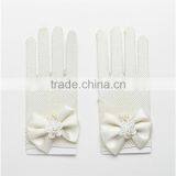 Royal Style Luury Flower Girls Party Gloves Waist Flowers Bow Decoration Childrens Little Girl Princess Manner Vintage Gloves thumbnail-5