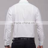 Custom Slim Fit Cut Cotton Dress Shirts Business Shirts Cotton Mens White Shirts thumbnail-2