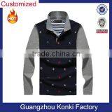 Hot Sale Thick Fabric Long Sleeve Quick Dry Polo t Shirt for Men thumbnail-1