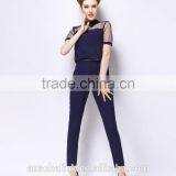 Lady Dark Navy Blue Fashion Detachable Pants Low Price thumbnail-3