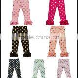 Children Cotton Pants Kids Girls Leggings Pants Toddler Baby Girl Ruffle Pants Leggings thumbnail-2