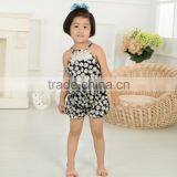 Wholesale Flod Fashion Newborn Baby Girls Floral Romper Infant Bodysuits Adorable Lace Kids thumbnail-5