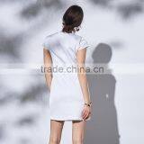 Maxnegio Ladies Design Beading Black Beading Office Causal Dress thumbnail-4