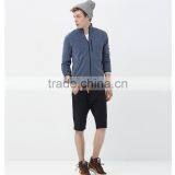 100% Cotton Cardigan Leisure Fashion Men's Wear Thin Sweater With Zip thumbnail-1