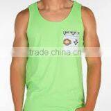 Custom Cotton Breathe Freely Absorbent Water Tank Top With Pocket thumbnail-1
