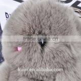 2017 Hot Sales Type Funny Rabbit Fur Dolls Bag Charms Woman Rex Rabbit Fur Poms Colourful Bag Pendant thumbnail-3