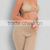 Runwaylover 078 Europe Style 2017 Ladies Sexy Beaded Crop Top And Tight Pants thumbnail-3