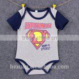 New Design 4 Pack Short Sleeve Funny Baby Romper thumbnail-5
