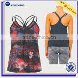 2016 New Fashion Women Fitness Yoga Wear Sexy Sports Tank Tops Manufacturer thumbnail-1