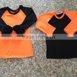 Plain Reglan Baby Girl Long Sleeve t Shirt Cotton Kids Clothing Ruffle Wholesale Bulk Reglan Halloween Shirt thumbnail-2