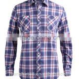 2017 New Fashion Causal Shirt for Men 100% Cotton Flannel Shirt thumbnail-1