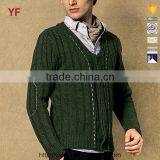 Hot Sale Buttons Fasten Long Sleeve Man Cardigan thumbnail-1