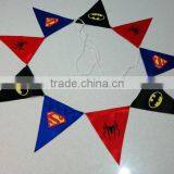 Superhero Birthday Party Bunting 135cm Decoration Spiderman Batman Superman thumbnail-2