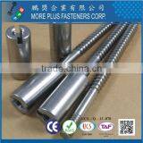 Made in Taiwan Stainless Steel Hanger Bolt With Special Spacer Nut thumbnail-1